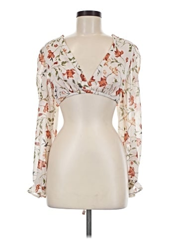 Blush Long Sleeve Blouse (view 1)
