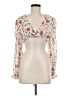 Blush Ivory Long Sleeve Blouse Size M - photo 1