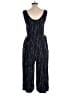 Tahari Metallic Blue Jumpsuit Size L - photo 2
