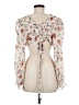 Blush Ivory Long Sleeve Blouse Size M - photo 2