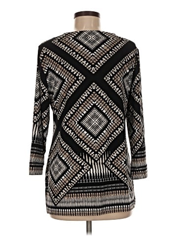 JM Collection Long Sleeve Blouse (view 2)