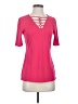 Bold Elements Pink Short Sleeve Top Size S - photo 1