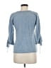 Garnet Hill 100% Cashmere Blue Cashmere Pullover Sweater Size L - photo 2