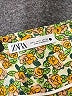 Zara 100% Polyester Floral Yellow Casual Pants Size S - photo 7