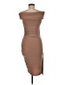 Mustard Seed Solid Brown Cocktail Dress Size M - photo 2