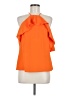 Trina Turk 100% Polyester Orange Sleeveless Blouse Size M - photo 1