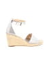 Vince Camuto 100% Leather Silver Wedges Size 9 - photo 1