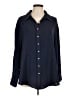 Nine Britton 100% Polyester Blue Long Sleeve Blouse Size L - photo 1