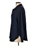 Nine Britton 100% Polyester Blue Long Sleeve Blouse Size L - photo 5