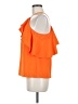 Trina Turk 100% Polyester Orange Sleeveless Blouse Size M - photo 5