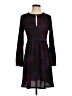 Ann Taylor LOFT 100% Polyester Paisley Black Casual Dress Size 2 - photo 1