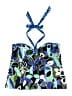 Island Escape Print Blue Swimsuit Top Size 14 - photo 1