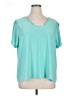 Studio 1886 Teal Short Sleeve Blouse Size 1X - photo 1