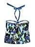 Island Escape Print Blue Swimsuit Top Size 14 - photo 2