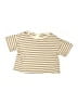 Zara Stripes Tan Short Sleeve T-Shirt Size 5 - photo 1
