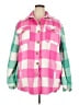 Fashion Checkered-gingham Pink Jacket Size XL - photo 1