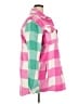 Fashion Checkered-gingham Pink Jacket Size XL - photo 4