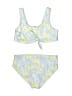 Old Navy Print Yellow Two Piece Swimsuit Size S (youth) - photo 2