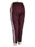 Adidas 100% Polyester Solid Burgundy Track Pants Size XL - photo 2