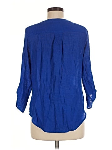 AGB 3/4 Sleeve Button-Down Shirt (view 2)