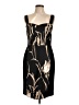DKNY Graphic Black Cocktail Dress Size 10 - photo 1
