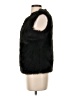 Express 100% Modal Black Faux Fur Vest Size S - photo 5