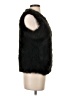 Express 100% Modal Black Faux Fur Vest Size S - photo 4