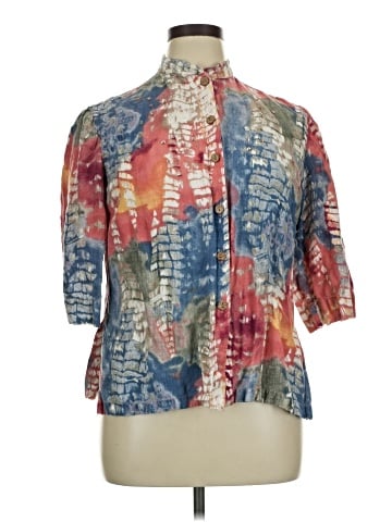 clothes 3/4 Sleeve Blouse (view 1)