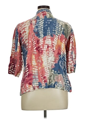 clothes 3/4 Sleeve Blouse (view 2)