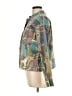 Chico's Design 100% Cotton Print Blue Jacket Size L - photo 5