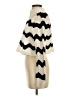 Zara Chevron-herringbone Ivory Turtleneck Sweater Size S - photo 5