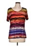 Investments Orange Short Sleeve Top Size L - photo 1