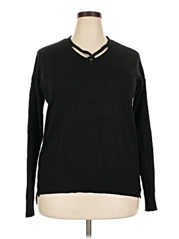 Pink Clover Pullover Sweater (view 1)