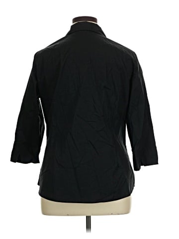 Riders by Lee 3/4 Sleeve Button-Down Shirt (view 2)
