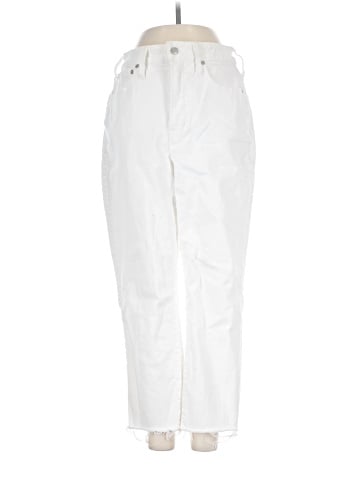 Madewell The Curvy Perfect Vintage Jean in Tile White (view 1)