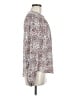 Ann Taylor LOFT 100% Polyester Paisley Ivory Long Sleeve Blouse Size M - photo 4