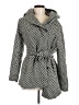 Xhilaration Polka Dots Gray Coat Size M - photo 1