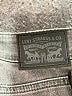 Levi's Houndstooth Gray Jeans Size 33 waist - photo 4