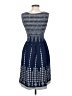 Max Studio Argyle Aztec Or Tribal Print Blue Cocktail Dress Size XS - photo 2