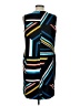 Nine West 100% Polyester Graphic Black Cocktail Dress Size 10 - photo 2