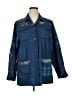 Johnny Was 100% Cotton Blue Jacket Size XL - photo 1