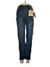 Democracy Argyle Blue Jeans Size 4 - photo 1