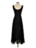 Ann Taylor 100% Polyester Solid Black Casual Dress Size 2 - photo 2