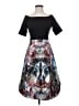Ted Baker London Graphic Black Cocktail Dress Size 4 (1) - photo 1