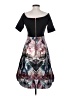 Ted Baker London Graphic Black Cocktail Dress Size 4 (1) - photo 2