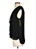 CeCe 100% Polyester Black Sleeveless Blouse Size S - photo 5