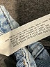 Zara Basic 100% Baumwolle Color Block Blue Jeans Size 4 - photo 8