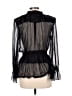 Unbranded Black 3/4 Sleeve Blouse Size M (estimated) - photo 2