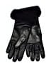 Unbranded 100% Leather Black Gloves Size 6 - photo 1