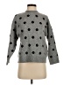 Chelsea & Theodore Polka Dots Gray Pullover Sweater Size XS - photo 1
